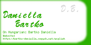 daniella bartko business card